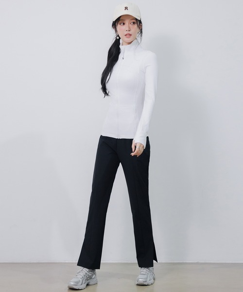 SAISON DE PAPILLON（セゾンドパピヨン）の「機能素材UVカット・ジョガーパンツ（その他パンツ・レディース・ブラック・M）」の9枚目の写真