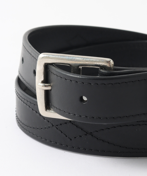 EDIFICE（エディフィス）の「Laperruque paris (ラペルク パリ) for EDIFICE 別注 ウエスタンステッチベルト（ベルト・メンズ・ブラック/キャメル・90/80/85/75）」の7枚目の写真