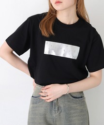 【cheriella】WEB限定ヴィンテージ箔プリントロゴTシャツ WEB LIMITED VINTAGE FOIL PRINT LOGO T-SHIRT