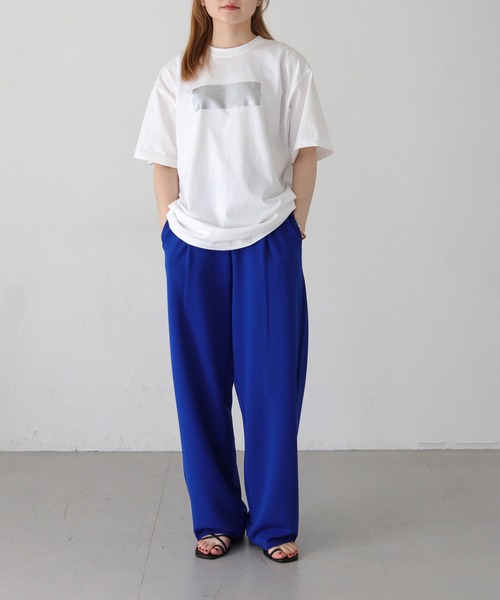 cheriella(シェリエラ)の「【cheriella】WEB限定ヴィンテージ箔プリントロゴTシャツ WEB LIMITED VINTAGE FOIL PRINT LOGO T-SHIRT(Tシャツ/カットソー・レディース・ブラック×ゴールド/ホワイト×シルバー/ブラック×シルバー/ホワイト×ゴールド・S/M/L)」の19枚目の写真