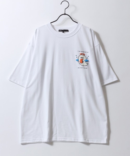 SITRY(シトリー)の「Ghost Luminous & Foam Print T-Shirt/接触冷感 光るプリント 発泡プリント オーバーサイズ 半袖Tシャツ レディース メンズ(Tシャツ/カットソー・メンズ・ホワイト/ブラック/ホワイト系その他/ブラック系その他/ホワイト系その他2/ブラック系その他2・M/L)」の7枚目の写真