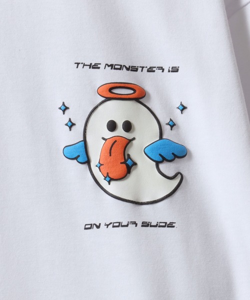 SITRY(シトリー)の「Ghost Luminous & Foam Print T-Shirt/接触冷感 光るプリント 発泡プリント オーバーサイズ 半袖Tシャツ レディース メンズ(Tシャツ/カットソー・メンズ・ホワイト/ブラック/ホワイト系その他/ブラック系その他/ホワイト系その他2/ブラック系その他2・M/L)」の11枚目の写真
