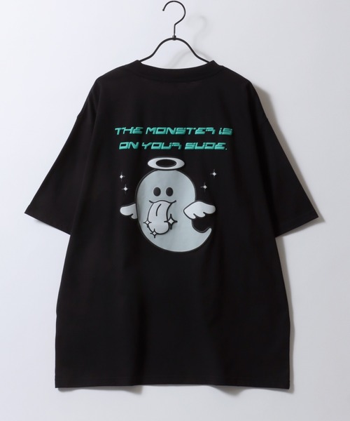 SITRY(シトリー)の「Ghost Luminous & Foam Print T-Shirt/接触冷感 光るプリント 発泡プリント オーバーサイズ 半袖Tシャツ レディース メンズ(Tシャツ/カットソー・メンズ・ホワイト/ブラック/ホワイト系その他/ブラック系その他/ホワイト系その他2/ブラック系その他2・M/L)」の10枚目の写真