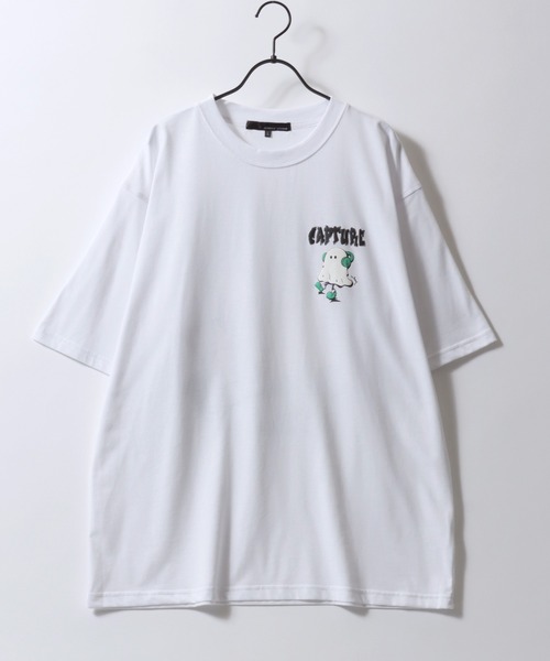 SITRY(シトリー)の「Ghost Luminous & Foam Print T-Shirt/接触冷感 光るプリント 発泡プリント オーバーサイズ 半袖Tシャツ レディース メンズ(Tシャツ/カットソー・メンズ・ホワイト/ブラック/ホワイト系その他/ブラック系その他/ホワイト系その他2/ブラック系その他2・M/L)」の13枚目の写真