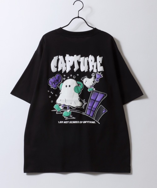 SITRY(シトリー)の「Ghost Luminous & Foam Print T-Shirt/接触冷感 光るプリント 発泡プリント オーバーサイズ 半袖Tシャツ レディース メンズ(Tシャツ/カットソー・メンズ・ホワイト/ブラック/ホワイト系その他/ブラック系その他/ホワイト系その他2/ブラック系その他2・M/L)」の16枚目の写真