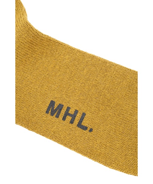 MHL.（エムエイチエル）の「WA-SHI COTTON SOCK（ソックス/靴下・メンズ・ライトグレー/カーキ/マスタード・FREE）」の7枚目の写真