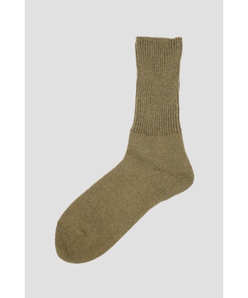 MHL.（エムエイチエル）の「WA-SHI COTTON SOCK（ソックス/靴下・メンズ・ライトグレー/カーキ/マスタード・FREE）」の8枚目の写真