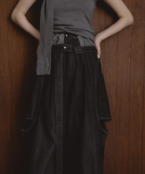 mideal（マイディール）の「design tank top / デザインタンクトップ（タンクトップ・レディース・テラコッタ/グレー/ダークブラウン・FREE）」の17枚目の写真