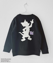 Tom＆Jerry | TOM &JERRY トムとジェリー バックプリント オーバーサイズ 裏起毛トレーナー(スウェット)