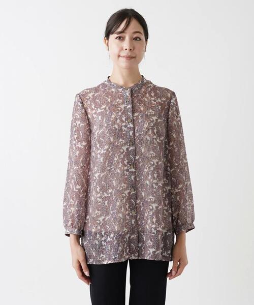 Leilian（レリアン）の「シフォンブラウス【Leilian WHITE LABEL