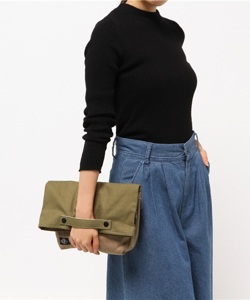 ROOTOTE（ルートート）の「【ROOTOTE】キャンバスクラッチバック（クラッチバッグ・レディース・その他21/オリーブ・FREE）」の12枚目の写真