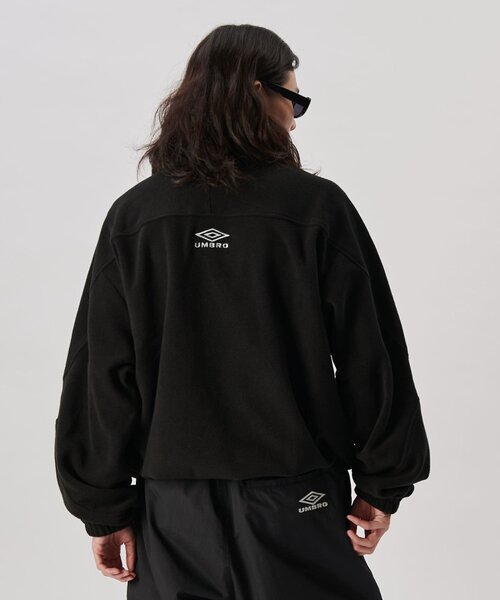 UMBRO（アンブロ）の「【UMBRO/アンブロ×Lui’s】フリースジャケット（ブルゾン・レディース・ブラック/ネイビー・S/L/XL）」の10枚目の写真