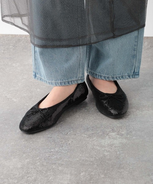 LEPSIM(レプシィム)の「アソートラウンドバレエ 132371(バレエシューズ・レディース・シルバー/ブラック/レオパード・LARGE/MEDIUM)」の22枚目の写真