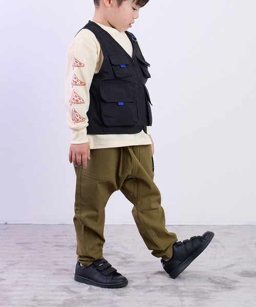 DILASH（ディラッシュ）の「スーパーストレッチパンツ（その他パンツ・キッズ・チャコール/ベージュ/カーキ/オレンジ・80/90/100/110/120/130/140）」の5枚目の写真