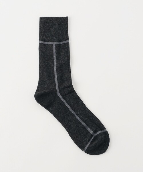 CHICSTOCKS（シックストックス）の「＜CHICSTOCKS＞ライン ソックス（ソックス/靴下・メンズ・オレンジ系その他/ブラック/ホワイト/ダークグレー/ケリーグリーン/ロイヤルブルー/ベージュ/ダークグリーン・FREE）」の3枚目の写真
