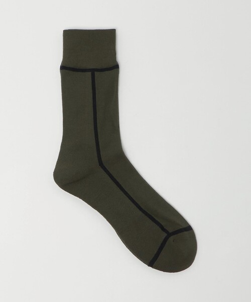 CHICSTOCKS（シックストックス）の「＜CHICSTOCKS＞ライン ソックス（ソックス/靴下・メンズ・オレンジ系その他/ブラック/ホワイト/ダークグレー/ケリーグリーン/ロイヤルブルー/ベージュ/ダークグリーン・FREE）」の5枚目の写真