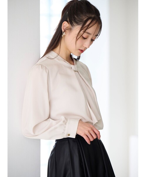 ANY SIS(エニィスィス)の「【洗える】4WAYボウタイ ブラウス(シャツ/ブラウス・レディース・アイボリー系/スカイブルー系/ホワイト系/サックスブルー系・2)」の22枚目の写真