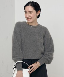 NOLLEY’S Sophi | ヘアリーショート丈クルーネックプルオーバーニット(ニット/セーター)