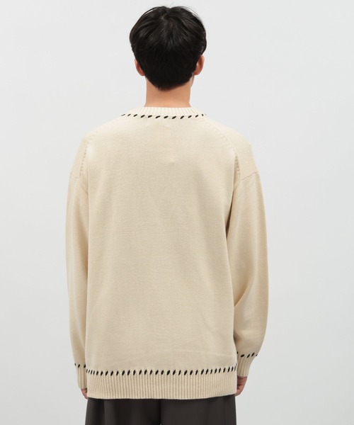 セール】ハンドステッチニットカーディガン / 116742（カーディガン