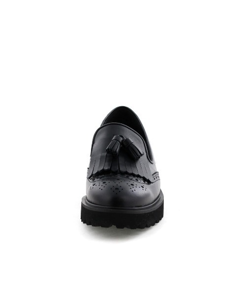 HIMIKO(ヒミコ)の「【Made in Japan】トラックソールキルトタッセルローファー/641313(ローファー・レディース・ボルドー/シルバー/ブラック・22.5cm/24.5cm/23.5cm/24.0cm/23.0cm/25.0cm/22.0cm/26.0cm/26.5cm/25.5cm/21.5cm)」の5枚目の写真