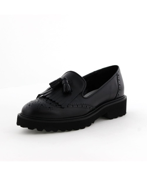 HIMIKO(ヒミコ)の「【Made in Japan】トラックソールキルトタッセルローファー/641313(ローファー・レディース・ボルドー/シルバー/ブラック・22.5cm/24.5cm/23.5cm/24.0cm/23.0cm/25.0cm/22.0cm/26.0cm/26.5cm/25.5cm/21.5cm)」の6枚目の写真