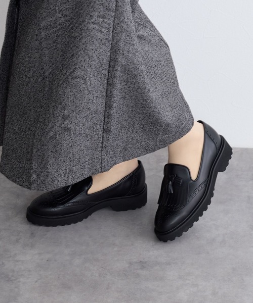 HIMIKO(ヒミコ)の「【Made in Japan】トラックソールキルトタッセルローファー/641313(ローファー・レディース・ボルドー/シルバー/ブラック・22.5cm/24.5cm/23.5cm/24.0cm/23.0cm/25.0cm/22.0cm/26.0cm/26.5cm/25.5cm/21.5cm)」の20枚目の写真