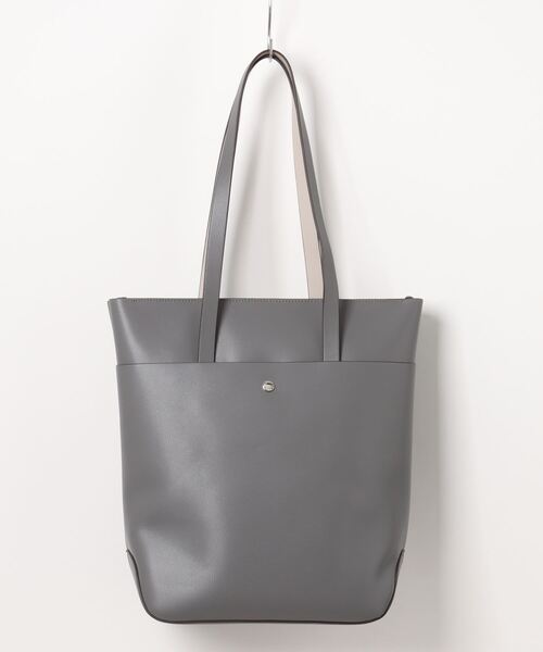 and it_（アンドイット）の「Legato Largo かるいかばん PC収納付き縦型トート（トートバッグ・レディース・ダークグレー/ライトグレー/ダークブラウン/ブラック/グレイッシュベージュ/オリーブ・FREE）」の3枚目の写真
