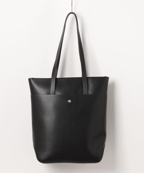 and it_（アンドイット）の「Legato Largo かるいかばん PC収納付き縦型トート（トートバッグ・レディース・ダークグレー/ライトグレー/ダークブラウン/ブラック/グレイッシュベージュ/オリーブ・FREE）」の2枚目の写真