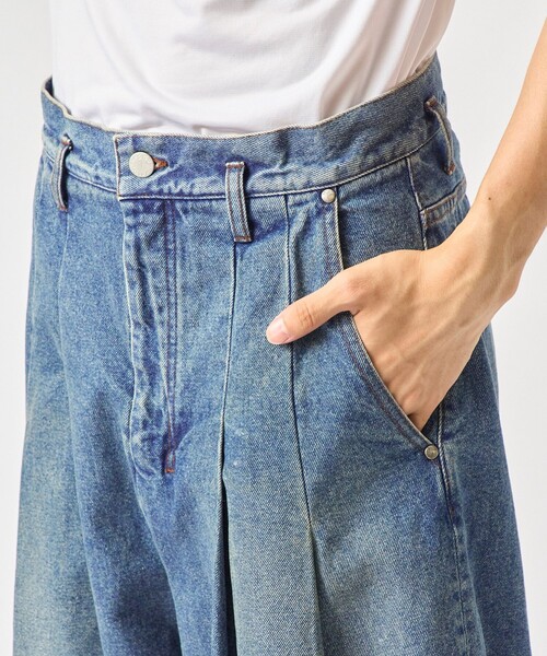 パンツ SHINYAKOZUKA Ordinary City baggy SHINYAKOZUKA/シンヤコズカ】WASHED ORDINARY CITY BAGGY