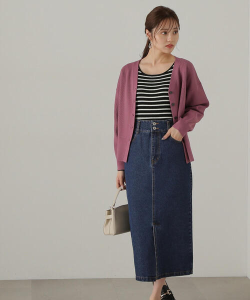 PROPORTION BODY DRESSING(プロポーションボディドレッシング)の「ドロップショルダーカーデ / 1214274904(カーディガン/ボレロ・レディース・ダークグレー/カーキ/ピンク・FREE)」の18枚目の写真