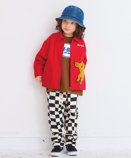 LSP WOW（エルエスピーワオ）の「【LSP WOW!】プリントロンT（Tシャツ/カットソー・キッズ・ピンク/ホワイト/グリーン/ブラウン/オレンジ/ラベンダー/イエロー/ベージュ/ネイビー/チャコール/ブラック/カーキ/グレー/ブルー/オフホワイト・80/90/100/110/120/130/140/150）」の16枚目の写真