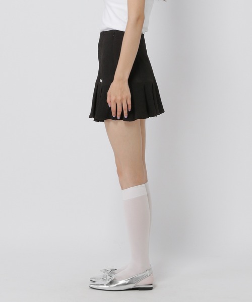 3.3 Field Trip （3.3フィールドトリップ）の「3.3 Field Trip／タックミニスカート（裏地パンツあり）（スカート・レディース・ホワイト/ブラック・FREE）」の15枚目の写真