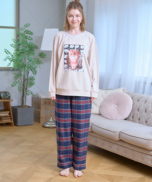 PAUL＆JOE】ヌネット&ジプシーのコラージュ ロングTシャツ