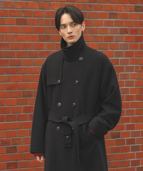 ウジョー コートujho サイドスリットコート 春秋物 トレンチコート　美品 ウジョー コートujho サイドスリットコート 春秋物 トレンチコート 美