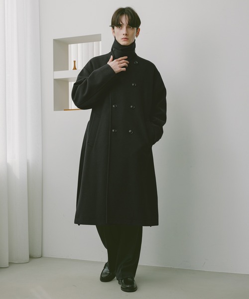 セール】WOOLLYTEC SIDE SLIT TRENCH COAT / ウーリーテックサイド