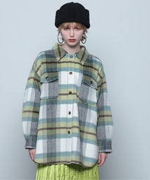 オーバーサイズチェックシャツ