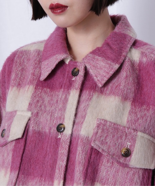 ROSE BUD（ローズバッド）の「オーバーサイズチェックシャツ