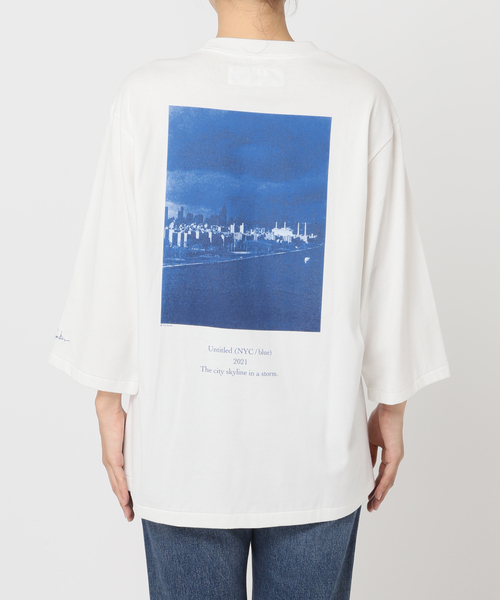 JANE SMITH / JOHN SMITH(ジェーンスミスジョンスミス)の「JANE SMITH/ジェーンスミス 別注 TIM BARBER BRIDGE BLUE Tシャツ(Tシャツ/カットソー・レディース・ホワイト・FREE)」の5枚目の写真
