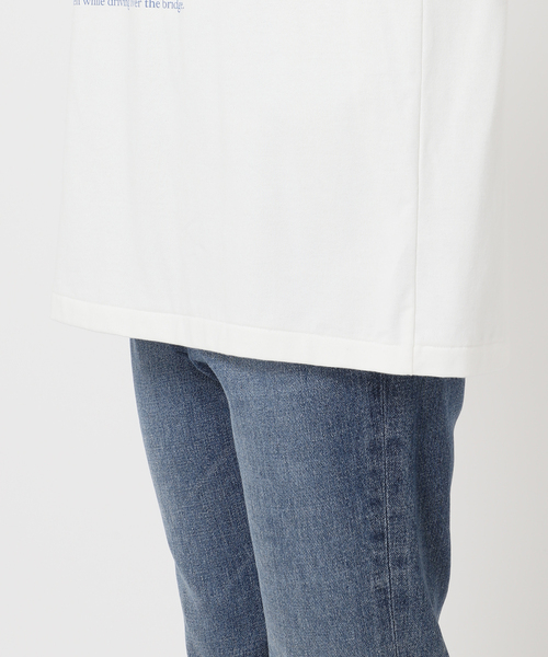 JANE SMITH / JOHN SMITH(ジェーンスミスジョンスミス)の「JANE SMITH/ジェーンスミス 別注 TIM BARBER BRIDGE BLUE Tシャツ(Tシャツ/カットソー・レディース・ホワイト・FREE)」の11枚目の写真