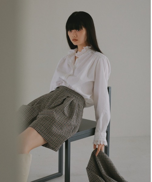 CASA FLINE(カーサフライン)の「ウールチェックキュロットパンツ(その他パンツ・レディース・チェック・FREE)」の3枚目の写真