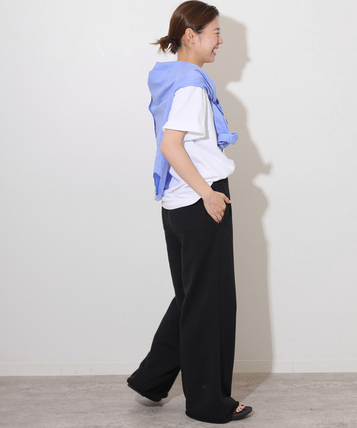 JOURNAL STANDARD relume(ジャーナルスタンダード レリューム)の「《追加》ワイドスウェットパンツ(スウェットパンツ・レディース・グレー/ブラック系その他・FREE)」の5枚目の写真