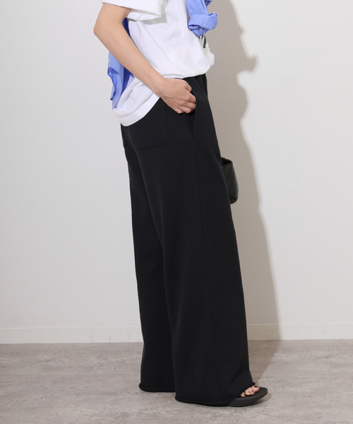JOURNAL STANDARD relume(ジャーナルスタンダード レリューム)の「《追加》ワイドスウェットパンツ(スウェットパンツ・レディース・グレー/ブラック系その他・FREE)」の9枚目の写真