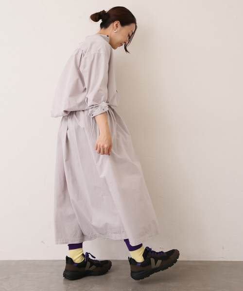 ARMENアーメン スカート ジャーナルスタンダードラックスluxe ARMEN】POPLIN SKIRT WITH SUSPENDERS（その他スカート