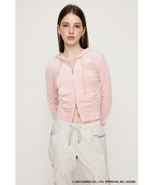hello kitty ハローキティ　y2k パーカー セットアップ　ベロア HELLO KITTY ベロアジャージセットアップ | サントニブンノイチ