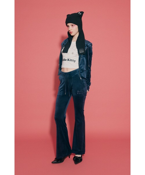 【SLY】 HELLO KITTY x SLY VELOURHOODIE ♡ SLY】 HELLO KITTY x SLY VELOURHOODIE Champion x Sanrio Hello