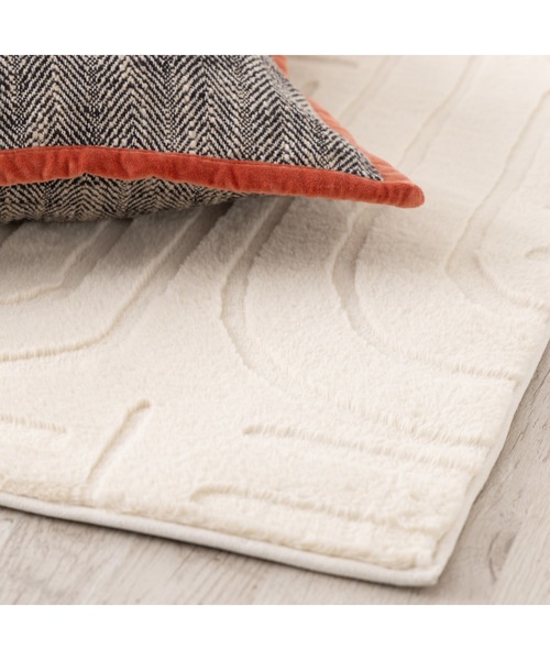 セール】アレーナ ホットカーペットラグ M アイボリー 床暖房対応 洗濯