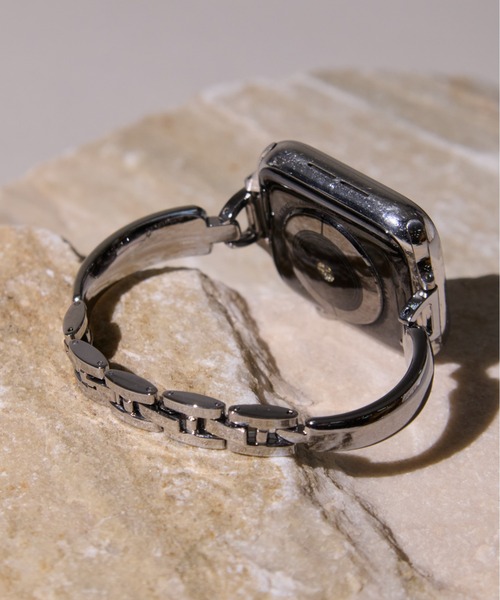 CALIFORNIA OUTFITTERS（カリフォルニア アウトフィッターズ）の「3-9B35 Apple Watch Band アップルウォッチ バンド スリム 細 ベルト 38mm 40mm 41mm（デジタル腕時計・レディース・シルバー/ゴールド/ピンクゴールド/ブラック・38/41）」の2枚目の写真