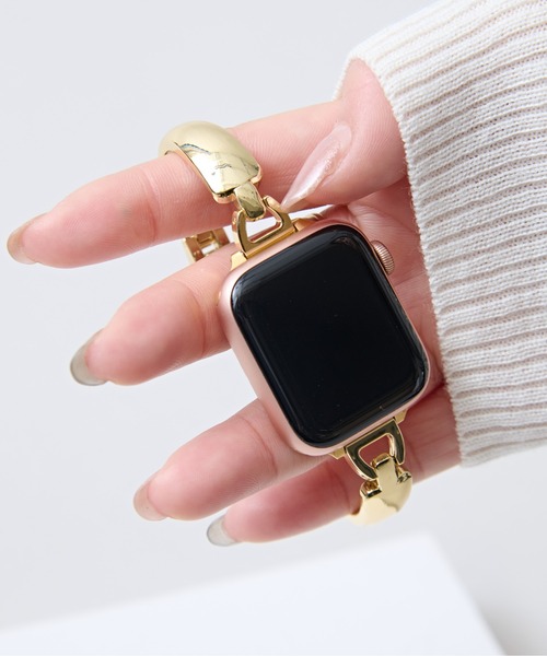 CALIFORNIA OUTFITTERS（カリフォルニア アウトフィッターズ）の「3-9B35 Apple Watch Band アップルウォッチ バンド スリム 細 ベルト 38mm 40mm 41mm（デジタル腕時計・レディース・シルバー/ゴールド/ピンクゴールド/ブラック・38/41）」の3枚目の写真