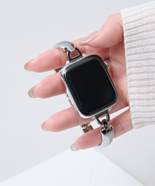 CALIFORNIA OUTFITTERS（カリフォルニア アウトフィッターズ）の「3-9B35 Apple Watch Band アップルウォッチ バンド スリム 細 ベルト 38mm 40mm 41mm（デジタル腕時計・レディース・シルバー/ゴールド/ピンクゴールド/ブラック・38/41）」の10枚目の写真