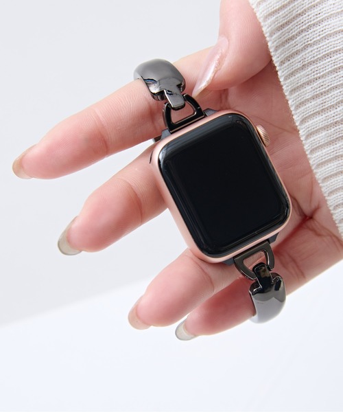 CALIFORNIA OUTFITTERS（カリフォルニア アウトフィッターズ）の「3-9B35 Apple Watch Band アップルウォッチ バンド スリム 細 ベルト 38mm 40mm 41mm（デジタル腕時計・レディース・シルバー/ゴールド/ピンクゴールド/ブラック・38/41）」の9枚目の写真